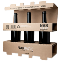 Сертифициран Кашон NAKPACK-300N - 3 бутилки