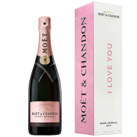 Шампанско Моет Розе Империал GREETINGS кутия, 0.75 л