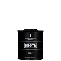 Водка Нефт Ултра премиум черна,  0.1 л