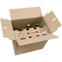 Сертифициран Кашон NAKPACK-600N - 6 бутилки